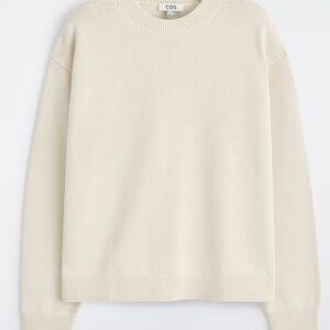 COS Off-White Women's Crew Neck Sweater